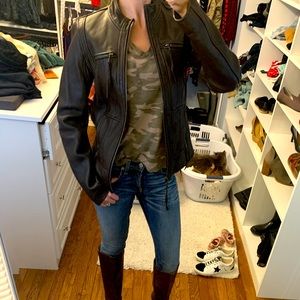 Michael Kors Genuine Leather Jacket